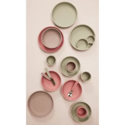 Filibabba Siliconen Servies - Groen -Kleintje Luxe filibabba siliconen servies groen a399482 3