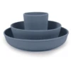Filibabba Siliconen Servies Set, Powder Blauw