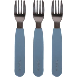 Filibabba Siliconen Vorken Powder Blauw, Set Van -Kleintje Luxe filibabba siliconen vorken powder blauw set van a344395 1