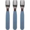 Filibabba Siliconen Vorken Powder Blauw, Set Van