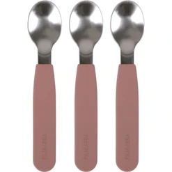 Filibabba Siliconenlepel 3-pack - Roos