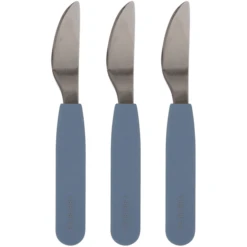 Filibabba Siliconenmessen 3-pak, Powder Blauw
