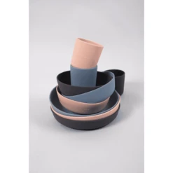 Filibabba Siliconenplaatje 2-pack , Powder Blauw -Kleintje Luxe filibabba siliconenplaatje 2 pack powder blauw a344391 3