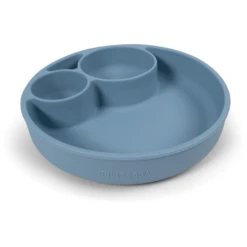 Filibabba Split Silicone Plaat - Powder Blauw