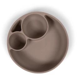 Filibabba Split Silicone Plaat - Warm Grijs -Kleintje Luxe filibabba split silicone plaat warm grijs a399715 2