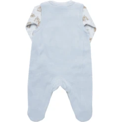 Fixoni Body & Velours Romper Hemelsblauw -Kleintje Luxe fixoni body amp velours romper hemelsblauw a342671 3