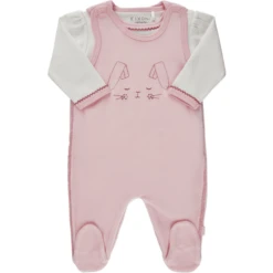 FIXONI Body Longsleeve 2-delig Light Rose -Kleintje Luxe fixoni body longsleeve 2 delig light rose a312371 2