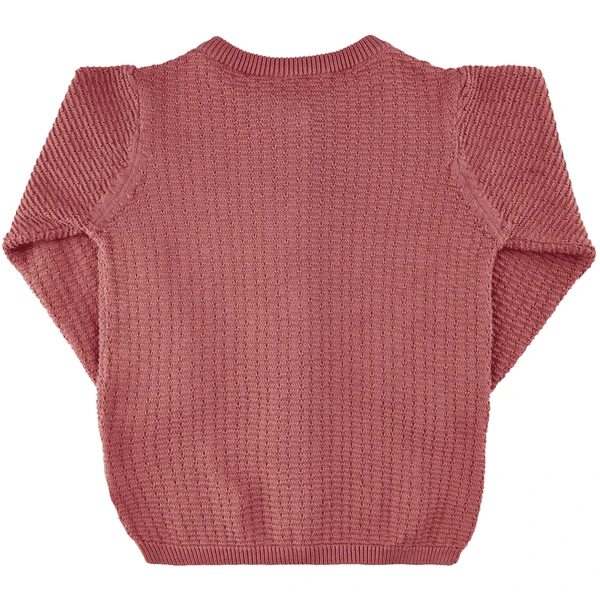 FIXONI Gebreid Vest Dusty Rose 4 FIXONI Gebreid Vest Dusty Rose - Afbeelding 4