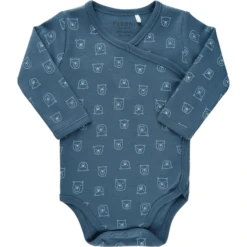 FIXONI Lange Mouw Body China Blauw -Kleintje Luxe fixoni lange mouw body china blauw a312419 2