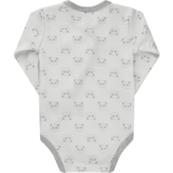 FIXONI Lange Mouw Body Grijs Gemêleerd -Kleintje Luxe fixoni lange mouw body grijs gemeleerd a312407 3