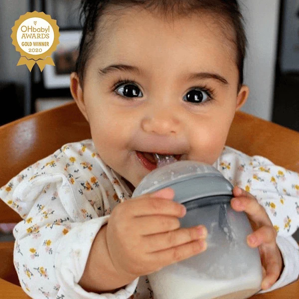 Haakaa® Babyfles, Generatie 3 160 Ml Grijs 2 Haakaa® Babyfles, Generatie 3 160 Ml Grijs - Afbeelding 2