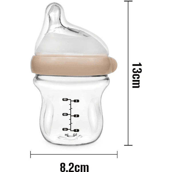 Haakaa® Babyflesje Gen.3 Peach 90ml Glas 3 Haakaa® Babyflesje Gen.3 Peach 90ml Glas - Afbeelding 3