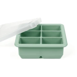 Haakaa® Diepvriesvorm, Voor Moedermelk Of Babyvoeding 6 Compartimenten Groen -Kleintje Luxe haakaa diepvriesvorm voor moedermelk of babyvoeding 6 compartimenten groen a345412 3