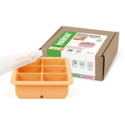 Haakaa® Diepvriesvorm, Voor Moedermelk Of Babyvoeding 6 Compartimenten Peach -Kleintje Luxe haakaa diepvriesvorm voor moedermelk of babyvoeding 6 compartimenten peach a345443 2
