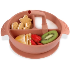 Haakaa® Diner Bord, Blush 9 Haakaa® Diner Bord, Blush -Kleintje Luxe haakaa diner bord blush a343879 4
