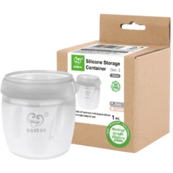 Haakaa® Opslagreservoir, Generatie 3 160ml Grijs -Kleintje Luxe haakaa opslagreservoir generatie 3 160ml grijs a343915 2