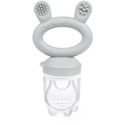 Haakaa® Vruchtenspeen, Incl. Diepvriesdeksel Set Grijs