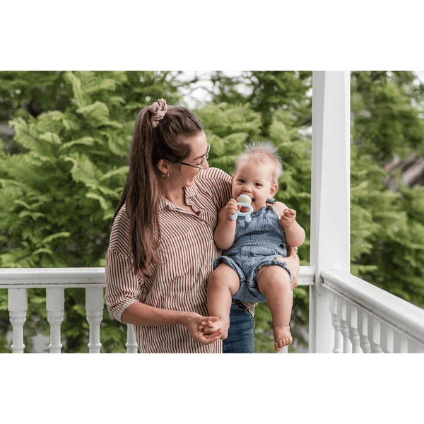 Haakaa® Vruchtenspeen, Incl. Diepvriesdeksel Set Koper Rood 2 Haakaa® Vruchtenspeen, Incl. Diepvriesdeksel Set Koper Rood - Afbeelding 2