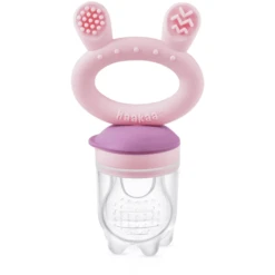 Haakaa® Vruchtenspeen, Incl. Diepvriesdeksel Set Roze