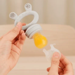 Haakaa® Vruchtenspeen, Incl. Diepvriesdeksel Set Roze -Kleintje Luxe haakaa vruchtenspeen incl diepvriesdeksel set roze a397819 3