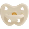 HEVEA Fopspeen - Natuurlijk Rubber / Milky White / Rond / Ster & Maan (vanaf 3 Maanden)