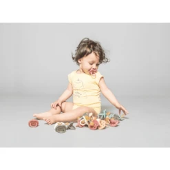 HEVEA Fopspeen - Natuurrubber / Cantaloupe / Orthodontie / Kroon (0-3 Mon.) -Kleintje Luxe hevea fopspeen natuurrubber cantaloupe orthodontie kroon 0 3 mon a295128 3