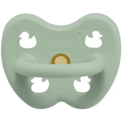 HEVEA Fopspeen - Natuurrubber / Mellow Mint / Orthodontisch / Eend (0-3 Mon.) -Kleintje Luxe hevea fopspeen natuurrubber mellow mint orthodontisch eend 0 3 mon a295163 1
