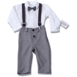 HOBEA Dooppak Jakob 4-delig Donkergrijs