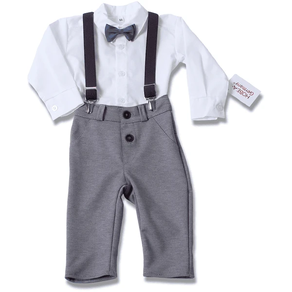 HOBEA Dooppak Jakob 4-delig Donkergrijs 1 HOBEA Dooppak Jakob 4-delig Donkergrijs