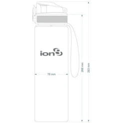 Ion 8 Lekvrije Kinderdrinkfles 1l Transparant -Kleintje Luxe ion 8 lekvrije kinderdrinkfles 1l transparant a283262 3