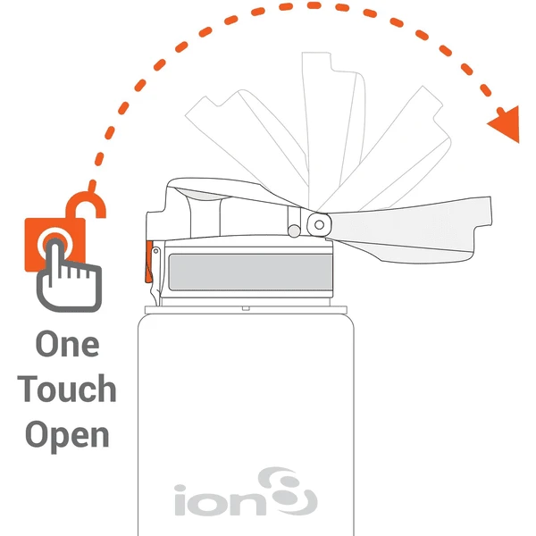 Ion8 , Lekvrije Drinkfles, Slank, Mix Van Kleuren, 500 Ml 3 Ion8 , Lekvrije Drinkfles, Slank, Mix Van Kleuren, 500 Ml - Afbeelding 3