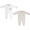 JACKY Pyjama 2-pack Beige Melange