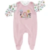 JACKY Romperset COLOUR UP YOUR LIFE Allover Bedrukt/roze