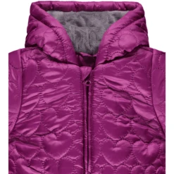 KANZ Girl S Anorak Met Levendige Altviool Met Capuchon -Kleintje Luxe kanz girl s anorak met levendige altviool met capuchon a223811 2