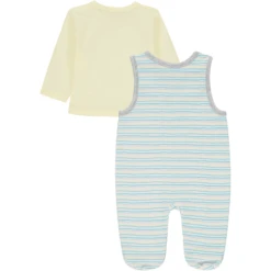 KANZ Jongens Romper Pak Set Y/d Strip|multi Color Ed -Kleintje Luxe kanz jongens romper pak set y d stripmulti color ed a289255 4