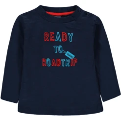 KANZ Jongens Shirt Met Lange Mouwen, Insigne Blauwblauw -Kleintje Luxe kanz jongens shirt met lange mouwen insigne blauwblauw a289147 3