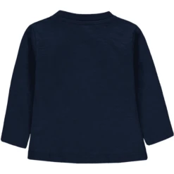 KANZ Jongens Shirt Met Lange Mouwen, Insigne Blauwblauw -Kleintje Luxe kanz jongens shirt met lange mouwen insigne blauwblauw a289147 4
