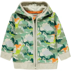 KANZ Jongens Sweatshirt Met Capuchon, |multi Allover Color Ed -Kleintje Luxe kanz jongens sweatshirt met capuchon multi allover color ed a289203 3