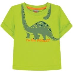 KANZ Jongens T-shirt, Lime Punch| Green -Kleintje Luxe kanz jongens t shirt lime punch green a289204 3