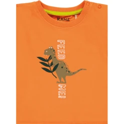 KANZ Jongens T-shirt, Zon. Orange -Kleintje Luxe kanz jongens t shirt zon orange a289205 2