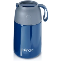 Kiinda Thermo-voedingsmiddelencontainer 700ml, In Mid Night Blauw -Kleintje Luxe kiinda thermo voedingsmiddelencontainer 700ml in mid night blauw a302774 2