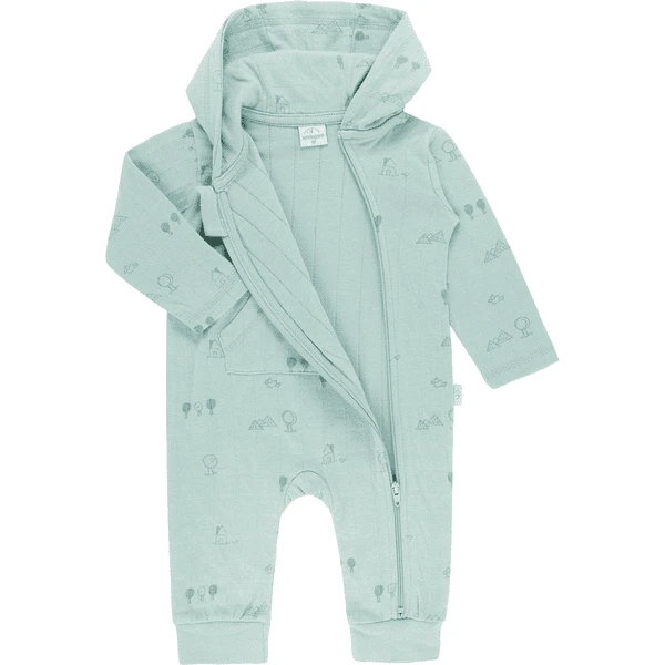Kindsgard Hoody Jumpsuit Lipala Mint 5 Kindsgard Hoody Jumpsuit Lipala Mint - Afbeelding 5