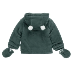 Kindsgard Pluche Jas Bomo Petrol -Kleintje Luxe kindsgard pluche jas bomo petrol a387627 1