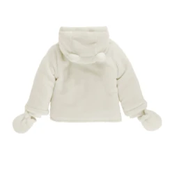 Kindsgard Pluche Jas Bomo Wit -Kleintje Luxe kindsgard pluche jas bomo wit a387625 1