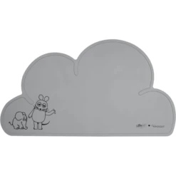 KINDSGUT Placemat De Muis En De Olifant, Lichtgrijs