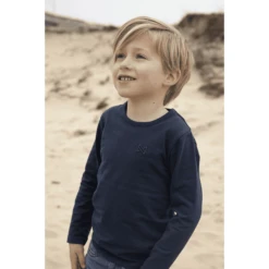 Koko Noko Shirt Met Lange Mouwen Nate Navy -Kleintje Luxe koko noko shirt met lange mouwen nate navy a355922 4