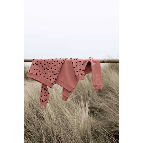 Koko Noko Sweatshirt Jurk Nathalie Dusty Roze 4 Koko Noko Sweatshirt Jurk Nathalie Dusty Roze - Afbeelding 4