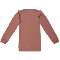 Koko Noko Sweatshirt Jurk Nena Dusty Roze -Kleintje Luxe koko noko sweatshirt jurk nena dusty roze a361412 2