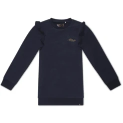 Koko Noko Sweatshirt Jurk Nena Navy 8 Koko Noko Sweatshirt Jurk Nena Navy -Kleintje Luxe koko noko sweatshirt jurk nena navy a361409 3