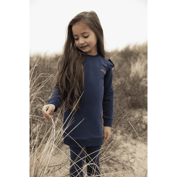Koko Noko Sweatshirt Jurk Nena Navy 5 Koko Noko Sweatshirt Jurk Nena Navy - Afbeelding 5
